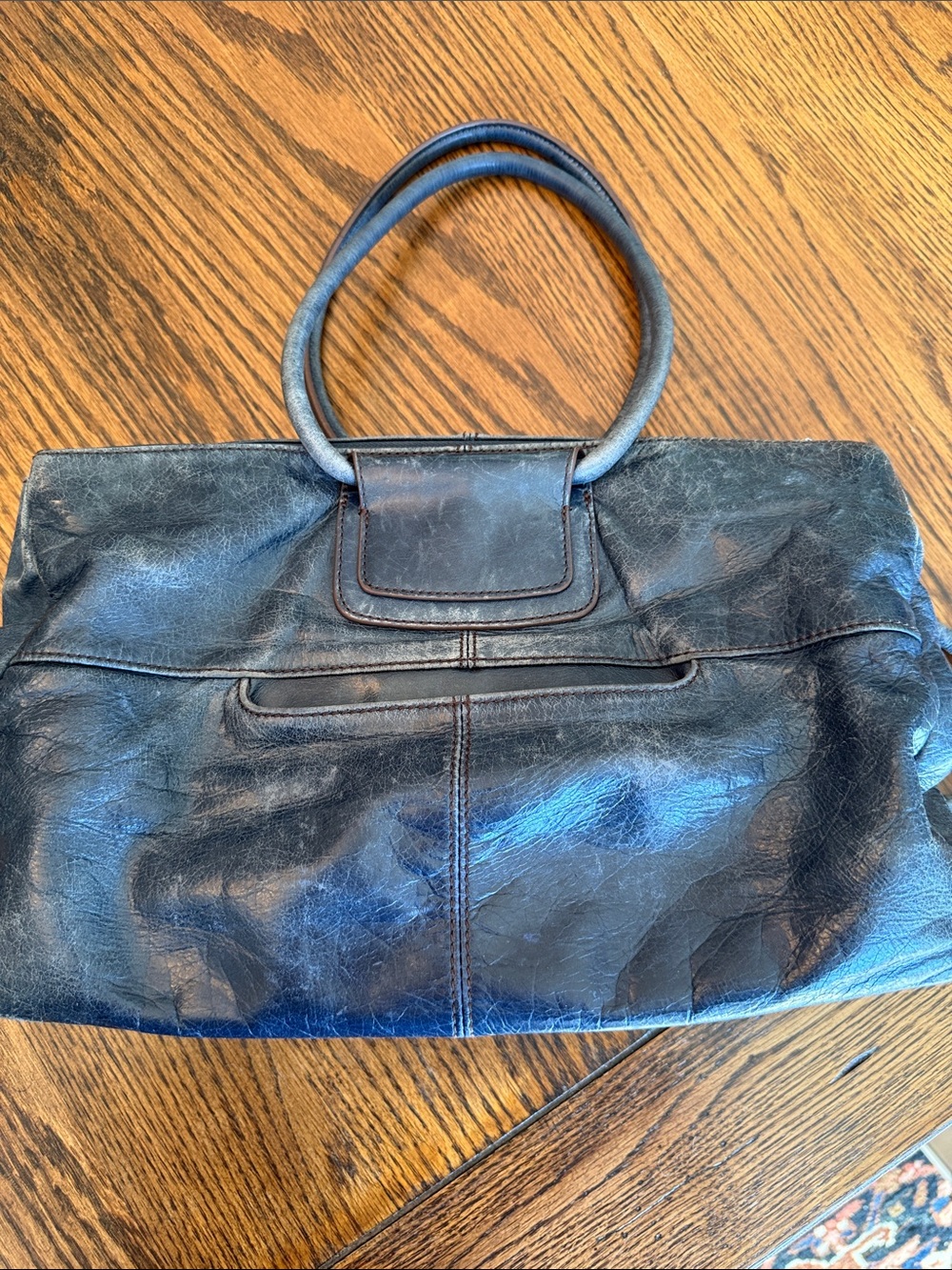Indie Sleaze Distressed Leather Bag Grunge Boho HOBO The Original
